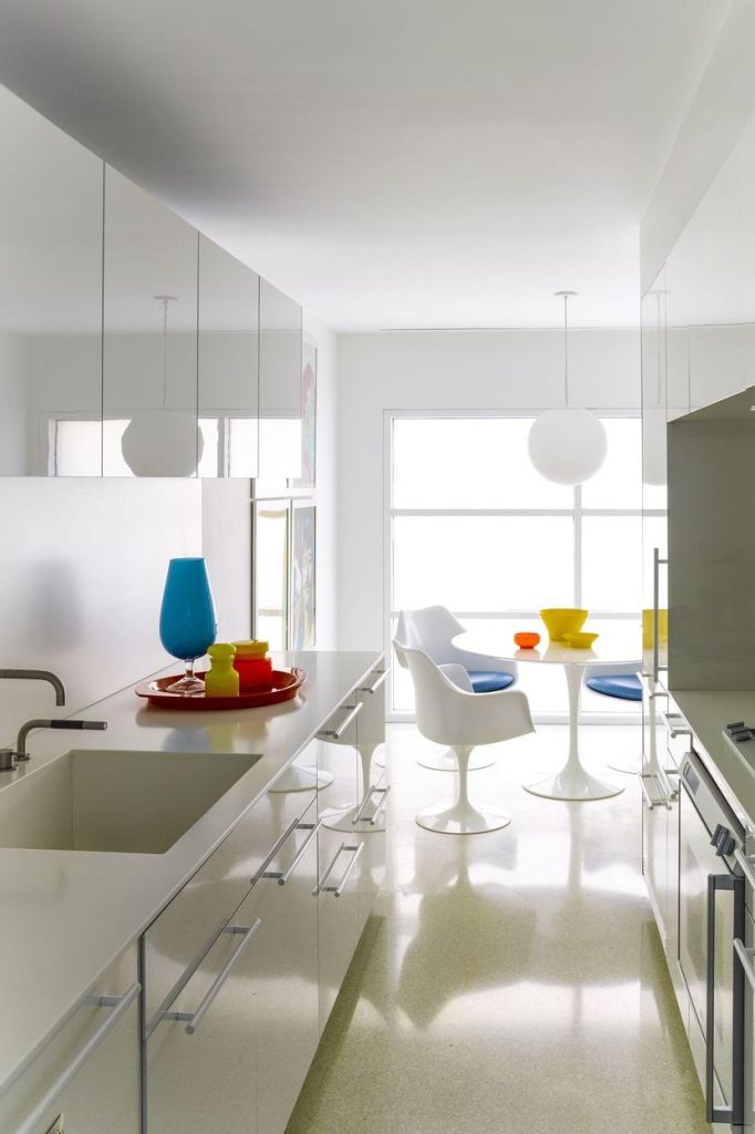 ایده 23 دکوراسیون آشپزخانه رنگ سفید