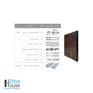 مکانیزم تاپ لاین روکار ملونی Melloni