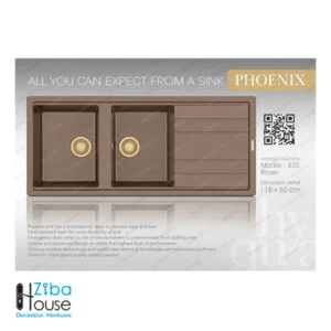 سینک گرانیتی فونیکس PHOENIX کد 320
