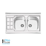سینک فانتزی روکار پرنیان استیل PS 1104