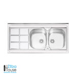 سینک فانتزی روکار پرنیان استیل PS 1124