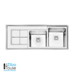 سینک فانتزی توکار پرنیان استیل PS 1213