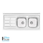 سینک نیمه فانتزی روکار پرنیان استیل PS 2109