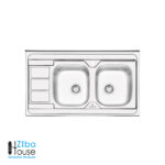 سینک نیمه فانتزی روکار پرنیان استیل PS 2111