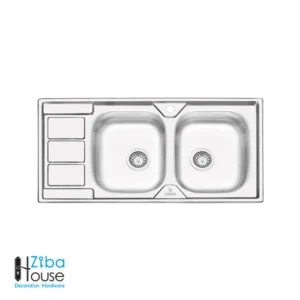سینک نیمه فانتزی توکار پرنیان استیل PS 2211