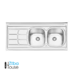 سینک نیمه فانتزی روکار پرنیان استیل PS 2110